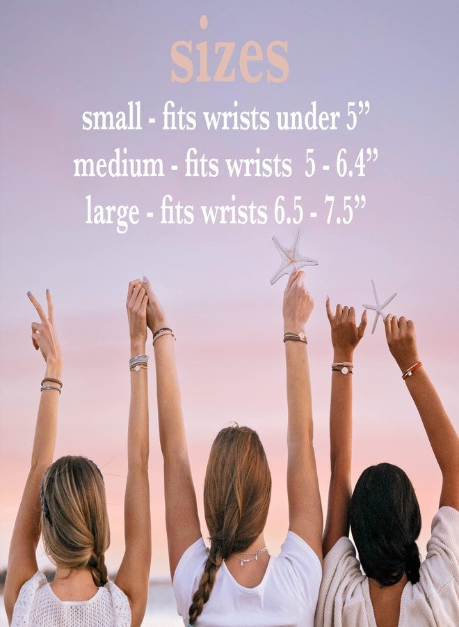K'lani K’lani - Boho Friendship Hair Tie Bracelets for Women | 2-in-1 Bracelets | Inspires Relaxation & Big Dreams | Ideal Gifts for Women | Set of 5, Medium - Image 4